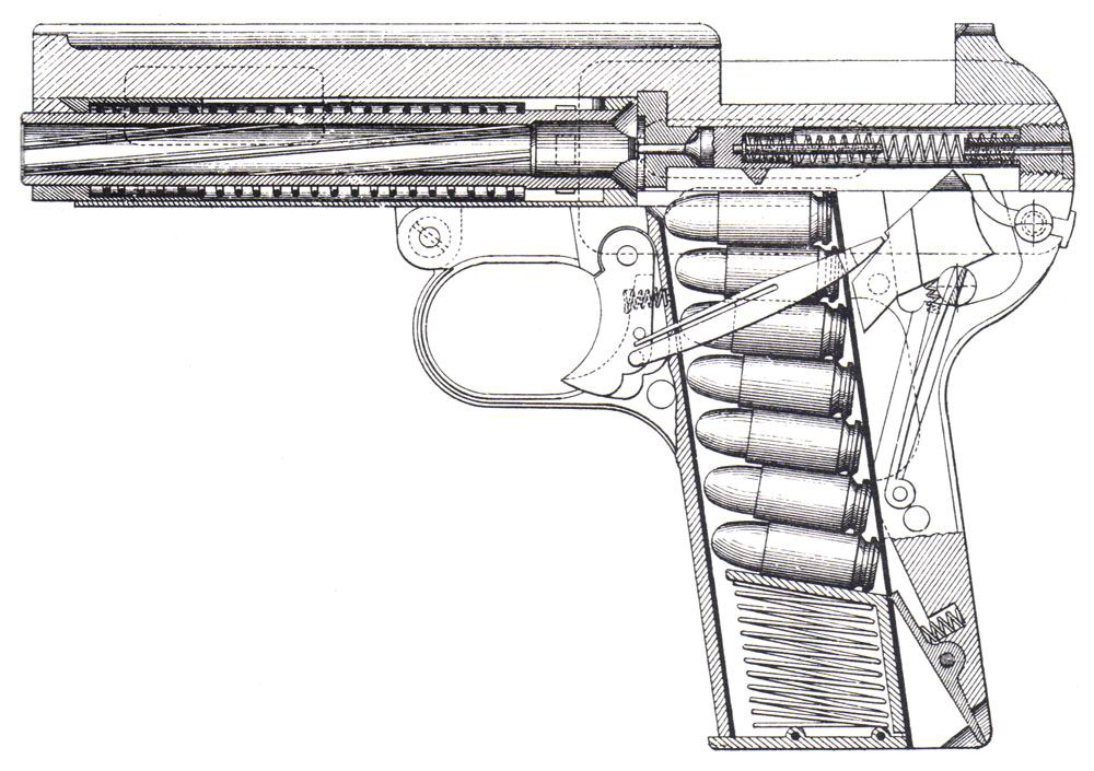 Пистолет тт пистолет чертеж