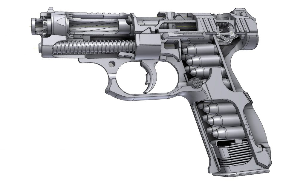 ГШ-18 - самый легкий боевой пистолет в мире.