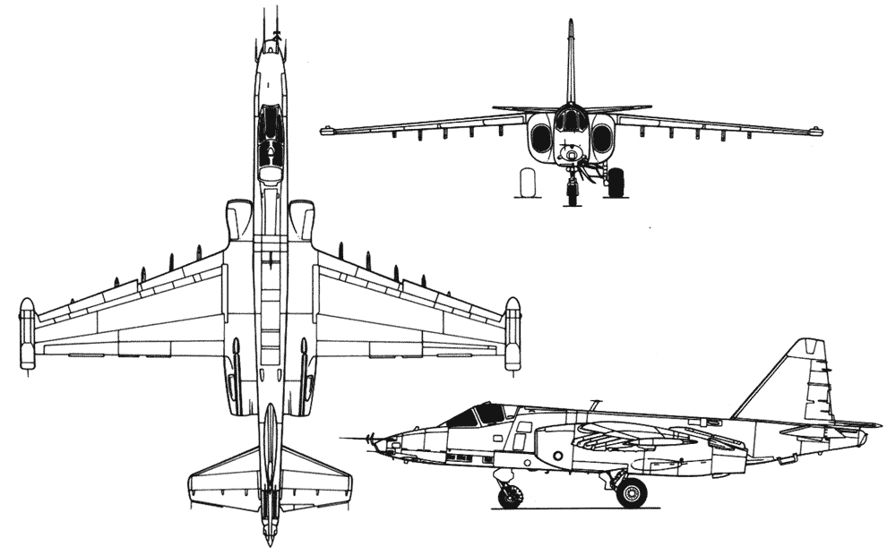 Су 25 компоновочная схема